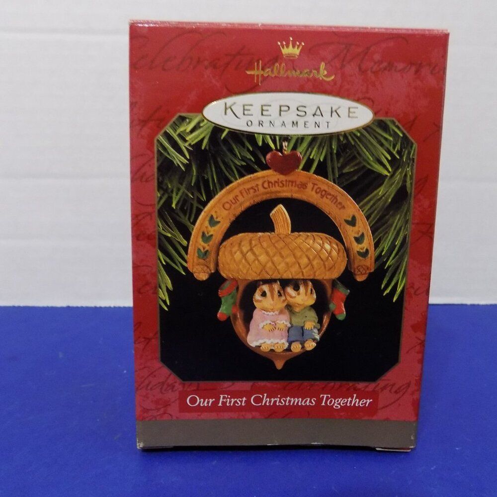 1997 Hallmark Keepsake Christmas Ornament "Our First Christmas Together"